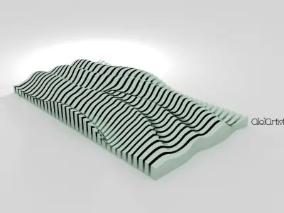 Artistic deco 3D model