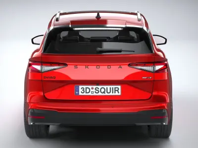 Skoda Enyaq with Interior 2025 3D model