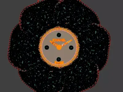 Chanel Camellia Watch  3D model 3D model