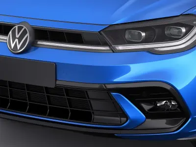 VW Polo 2022 3D model