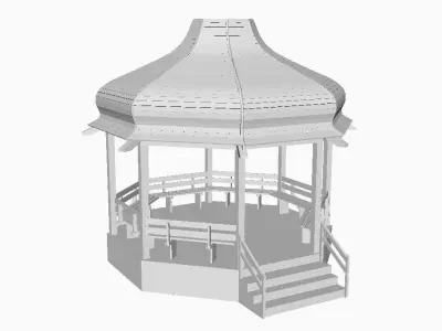 RoyalPavilion gazebo 3D model