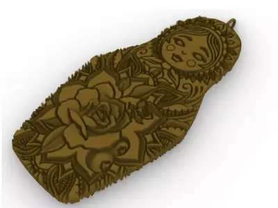 Pendant Babuska AND ONE OTHER 3D model