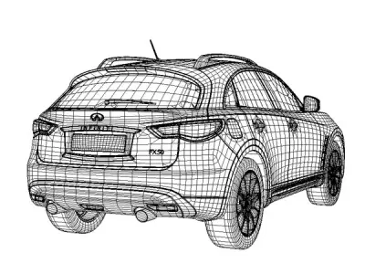 Infiniti FX 3D model