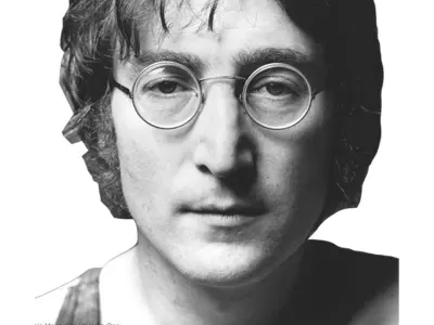 John Lennon 10mm deep Free 3D print model