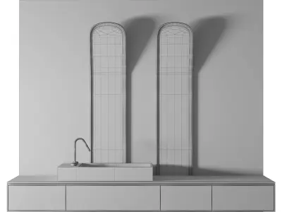 Luxury Bathroom 191 3D model