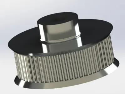 GT2 Pulley 60 tooth 8mm diameter 3D print model