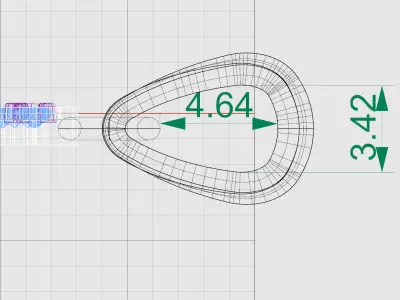 J letter Pendant Diamonds 3D print model