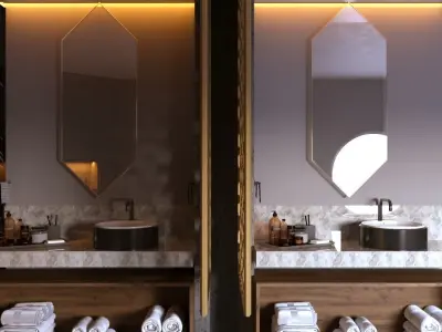 Interior - Bathroom - 210223 3D model