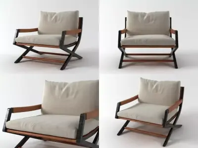 Emily armchair 3D model