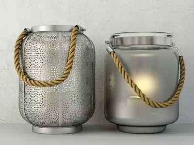 Lanterns by ZARA HOME 3D model 3
