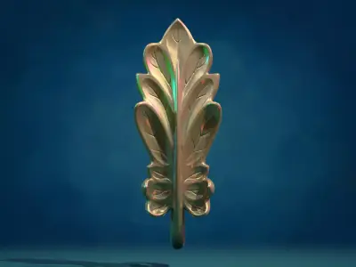 Daisy leaf 3D print model