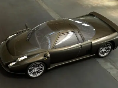 LMPStreetAS1 sports car Free 3D model