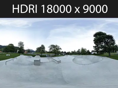 Skate Park HDRI hdr environment 3D model
