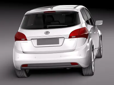 KIA Venga 2016 3D model