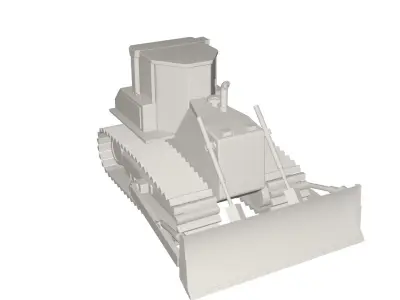 Industrial vehicle 3D model