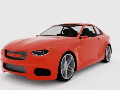 Coupe Series  Low-poly 3D model