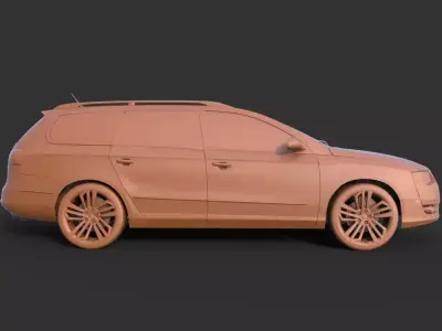 Volkswagen Passat B6 3D print model