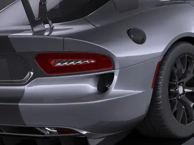 Dodge Viper ACR 2016 VRAY 3D model