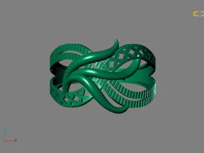 Fancy Womens Rings Plain Rings Ready STL 3DM Models Rings 3D print model buy