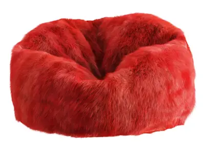 Fur bag chair 3D model