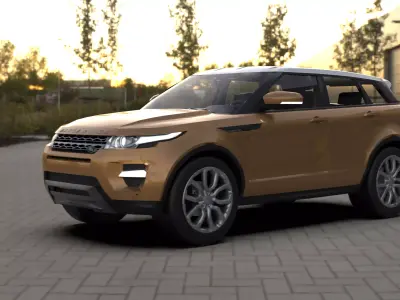 RangeRover land rover suv 3D model