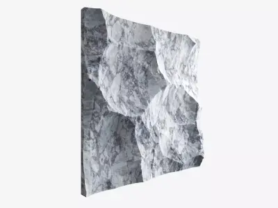 385-RockPanel marble wall art 3D model