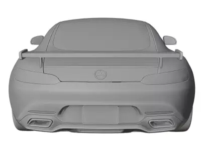 Mercedes AMG GT R 3D print model