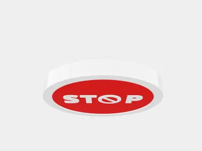 top traffic 3D illustration model 3D print model 3D model