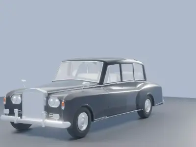 Rolls Royc phantom iv Low-poly 3D model