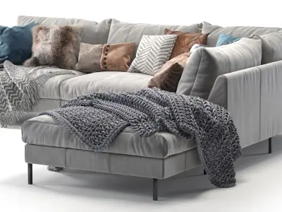 Loft corner sofa 3D model