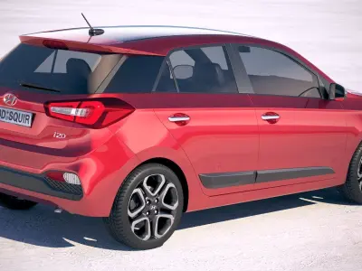 Hyundai i20 2019 3D model