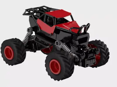 Bigfoot Monster RC Vehicle Car for Kids and Adults 3D model