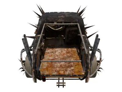 Post-Apocalyptic Mad Max style Buggy 3D model