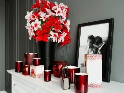 Decorative set 05 3D model