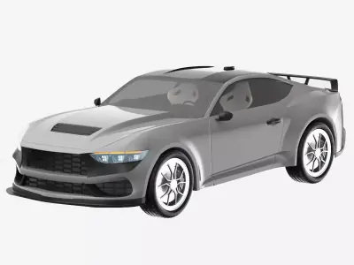 Generic Sport Car 3D model