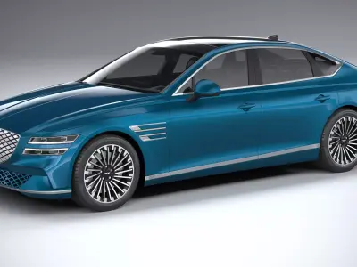 Genesis Electrified G80 2022 3D model