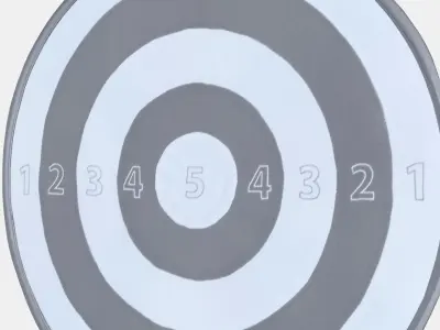 LUSTIGT Dart game Low-poly 3D model