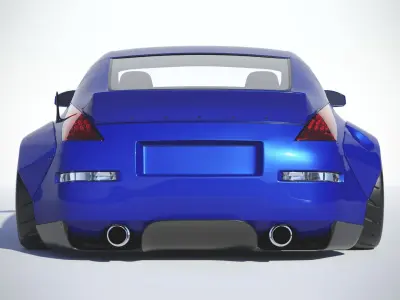 Nissan 350z Rocket bunny 3D model