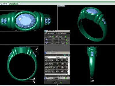 3D CAD NJ-1071-Ring 3D print model