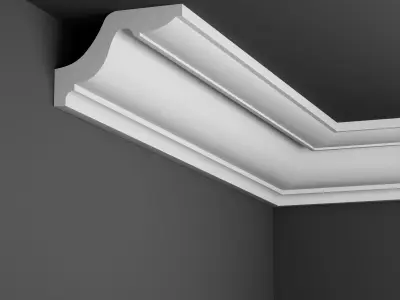 Cornice Moulding Low-poly 3D model