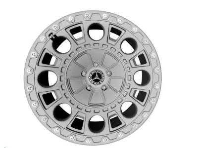 wheel   5 lug machined brushed 3D model
