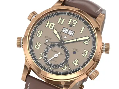 Patek Philippe 5520RG Grand Complications Watch 3D model