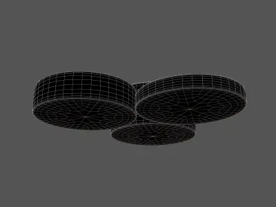 Display Pedestal v1 002 Low-poly 3D model