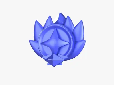 Reward Medal 3D Illustration 3D model