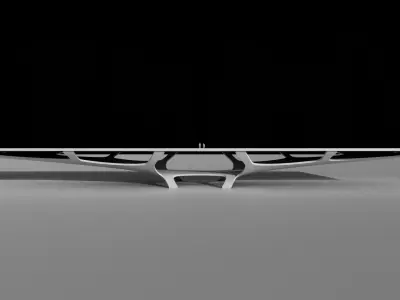 Musumeci Bridge - Ponte sul Basento 3D model