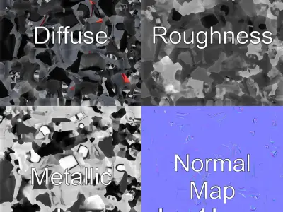 EcoFriendly Urban Sedan Matte Graphite Aerodynamic Design Low-poly 3D model