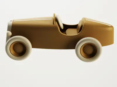 Grand Prix Racing Car Toy by Ooh Noo 3D model