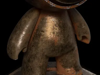 Smart Materials 01- Metal Damaged Materials for 3D Painter Texture