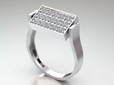 Double-sided ring Free 3D print model