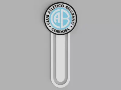 Club Atletico Belgrano de Cordoba Football Bookmark Free 3D print model